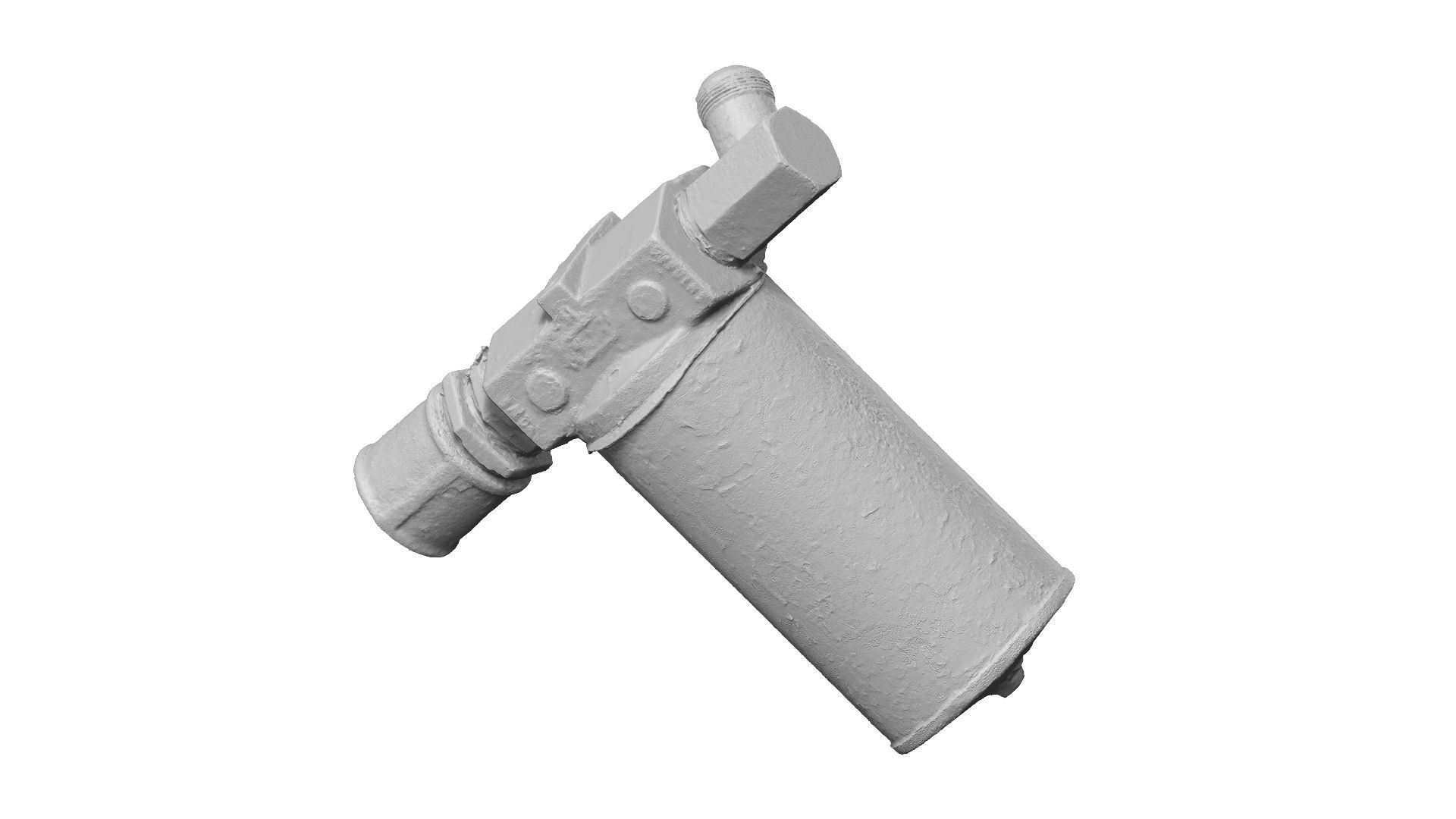 Antique Oil Filter Raw Scanned 3D model_13