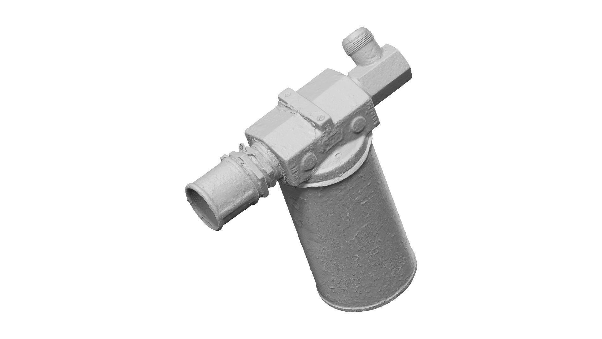 Antique Oil Filter Raw Scanned 3D model_1