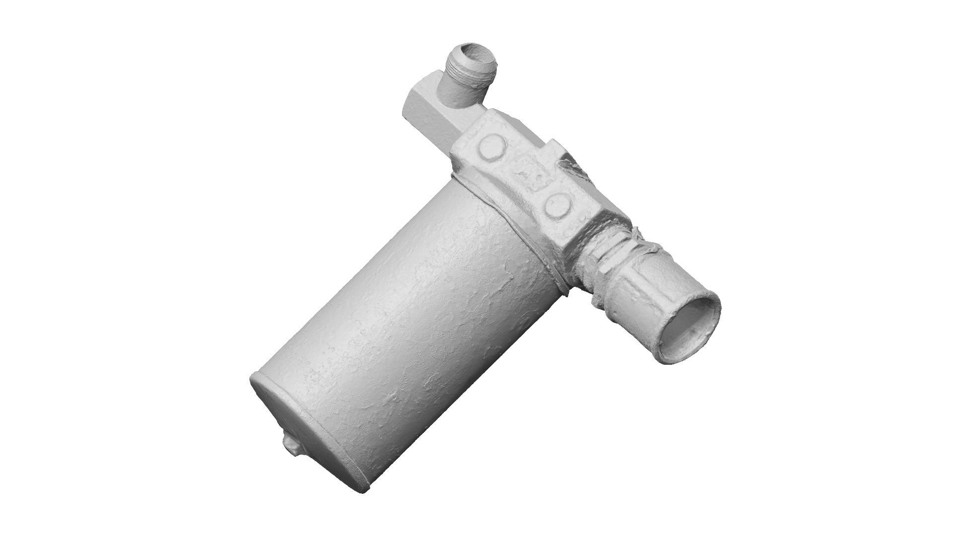 Antique Oil Filter Raw Scanned 3D model_10