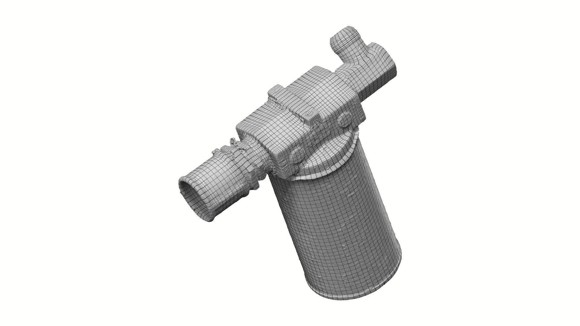 Antique Oil Filter Raw Scanned 3D model_8