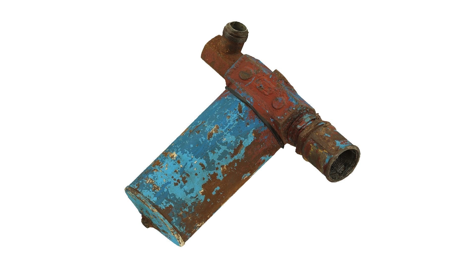 Antique Oil Filter Raw Scanned 3D model_3