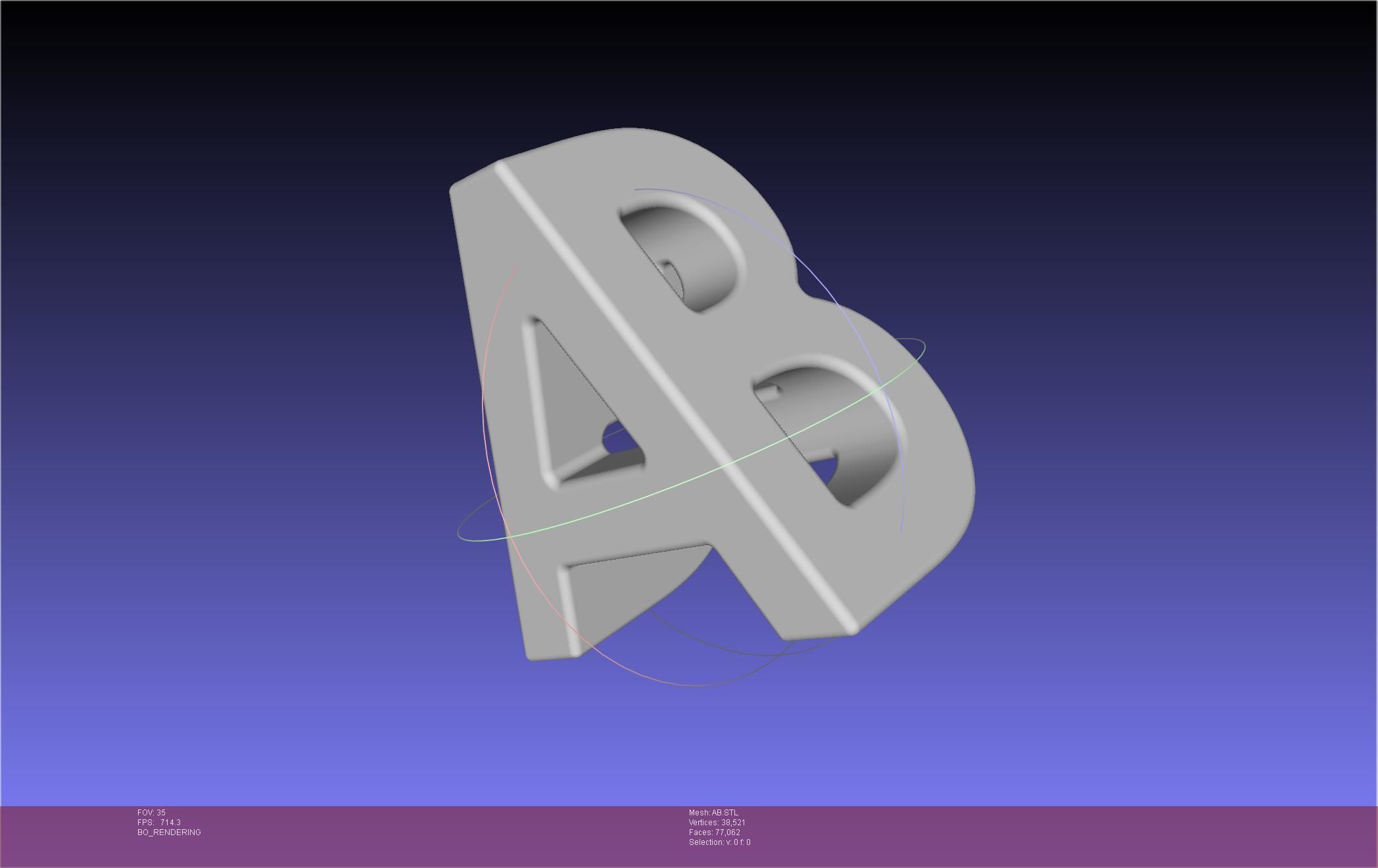 AB Textflip Geometry 3D print model_55
