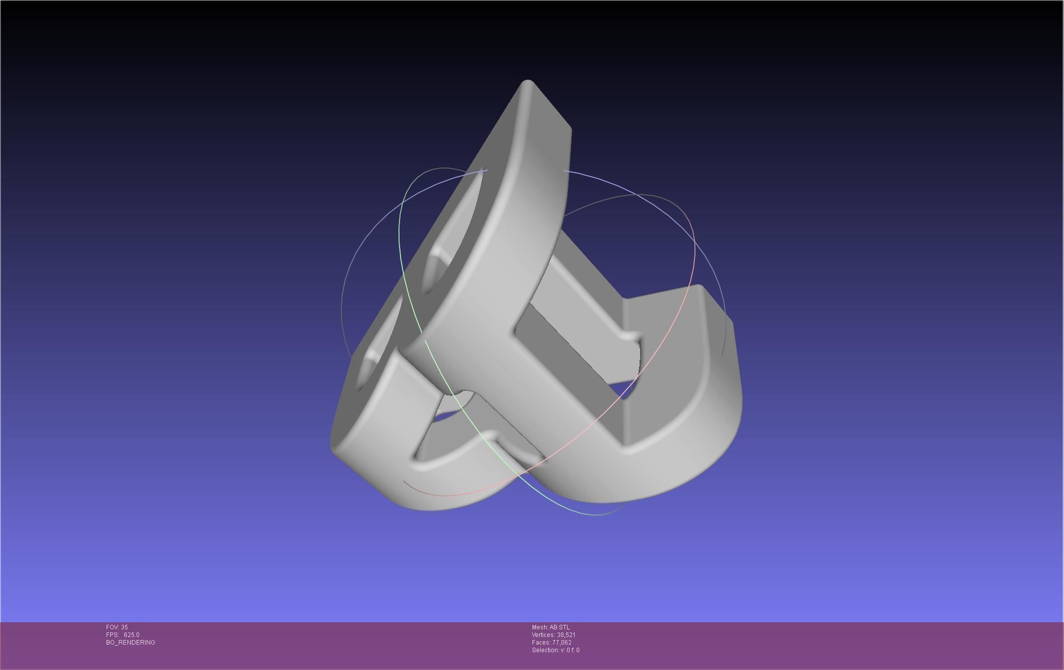 AB Textflip Geometry 3D print model_48