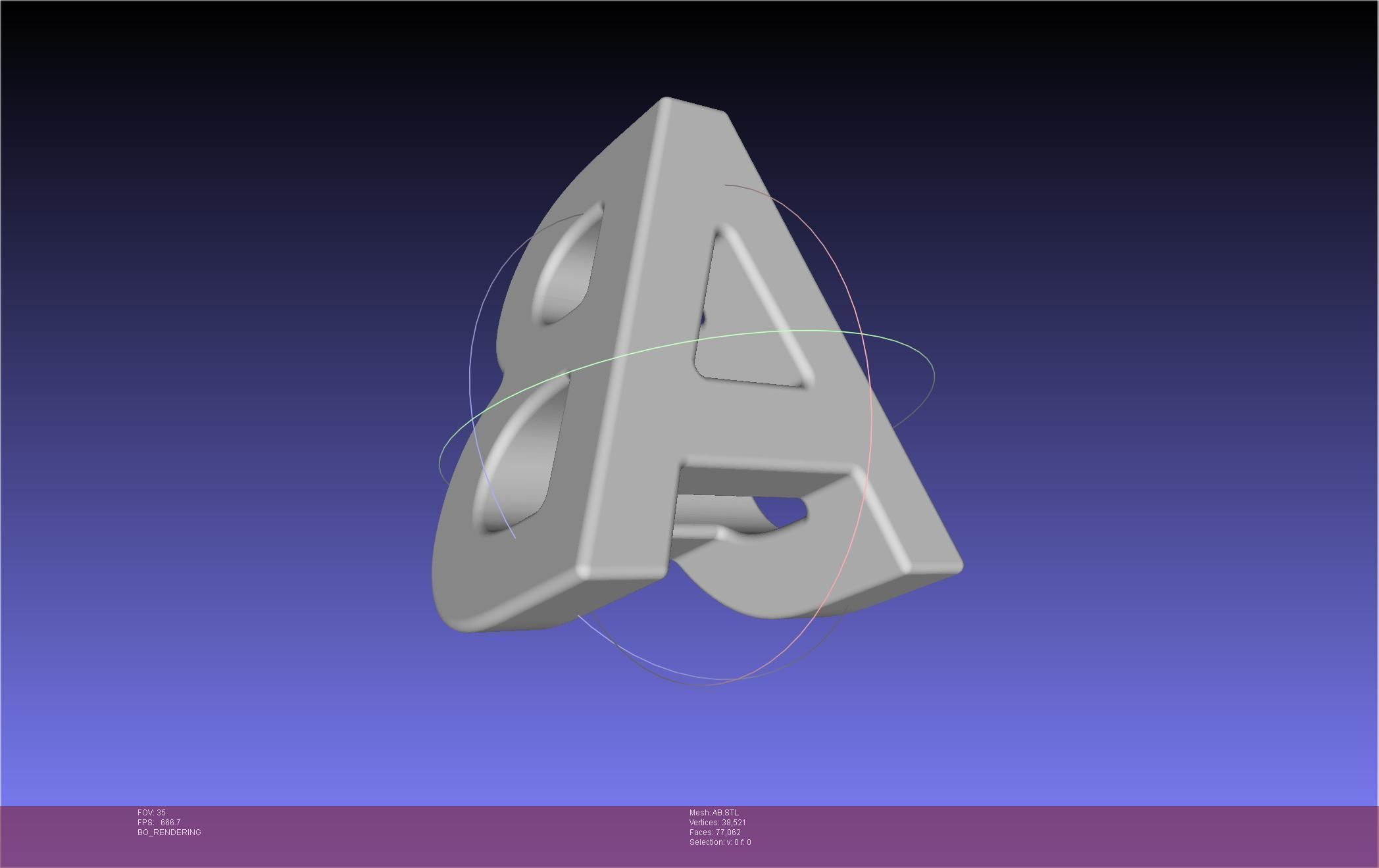 AB Textflip Geometry 3D print model_50