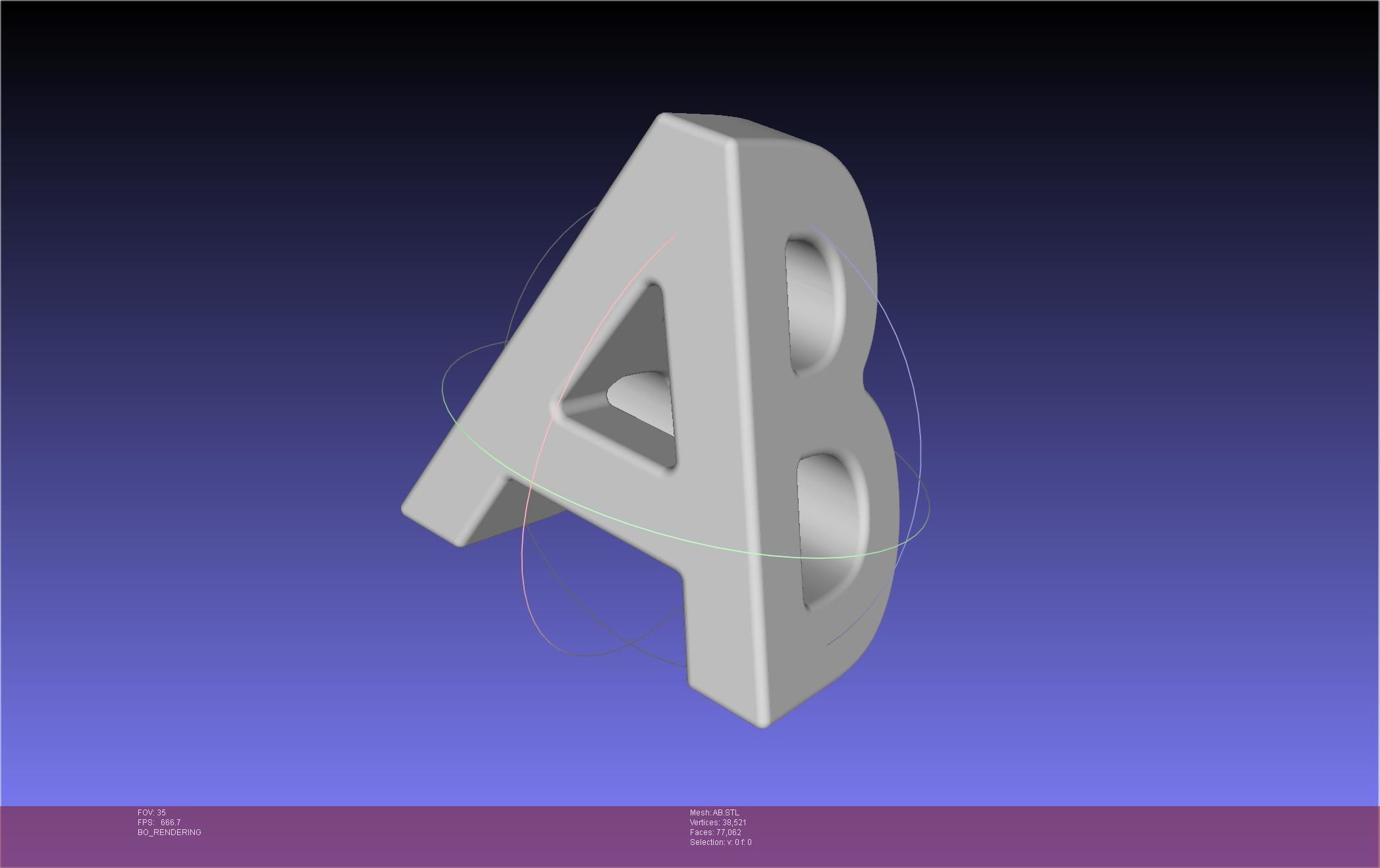 AB Textflip Geometry 3D print model_52
