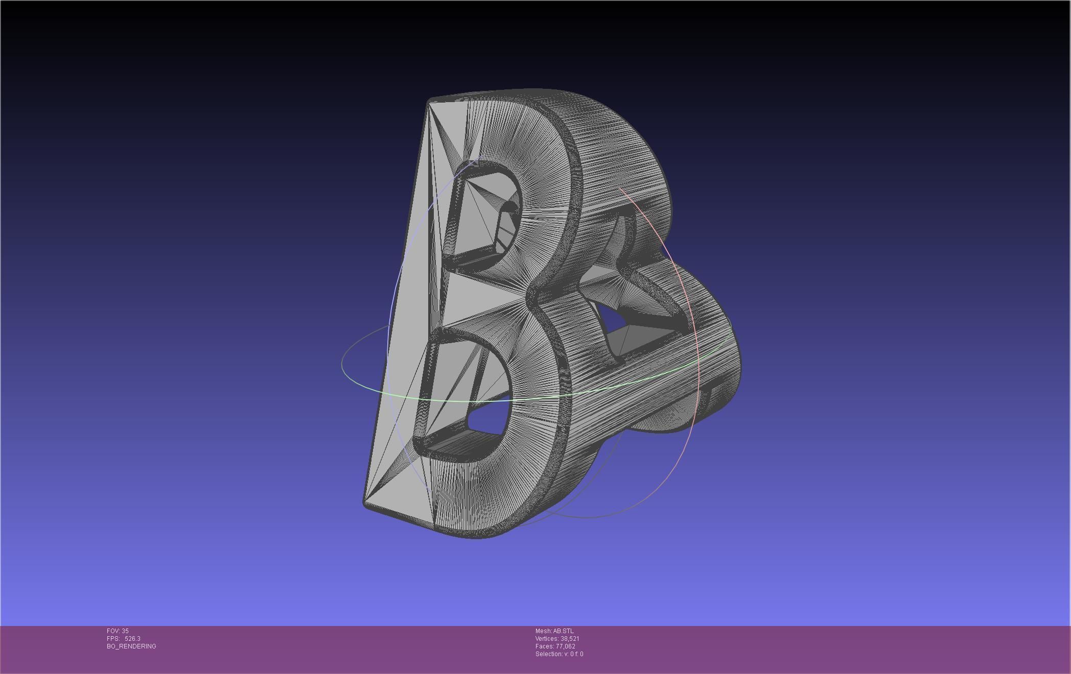 AB Textflip Geometry 3D print model_45