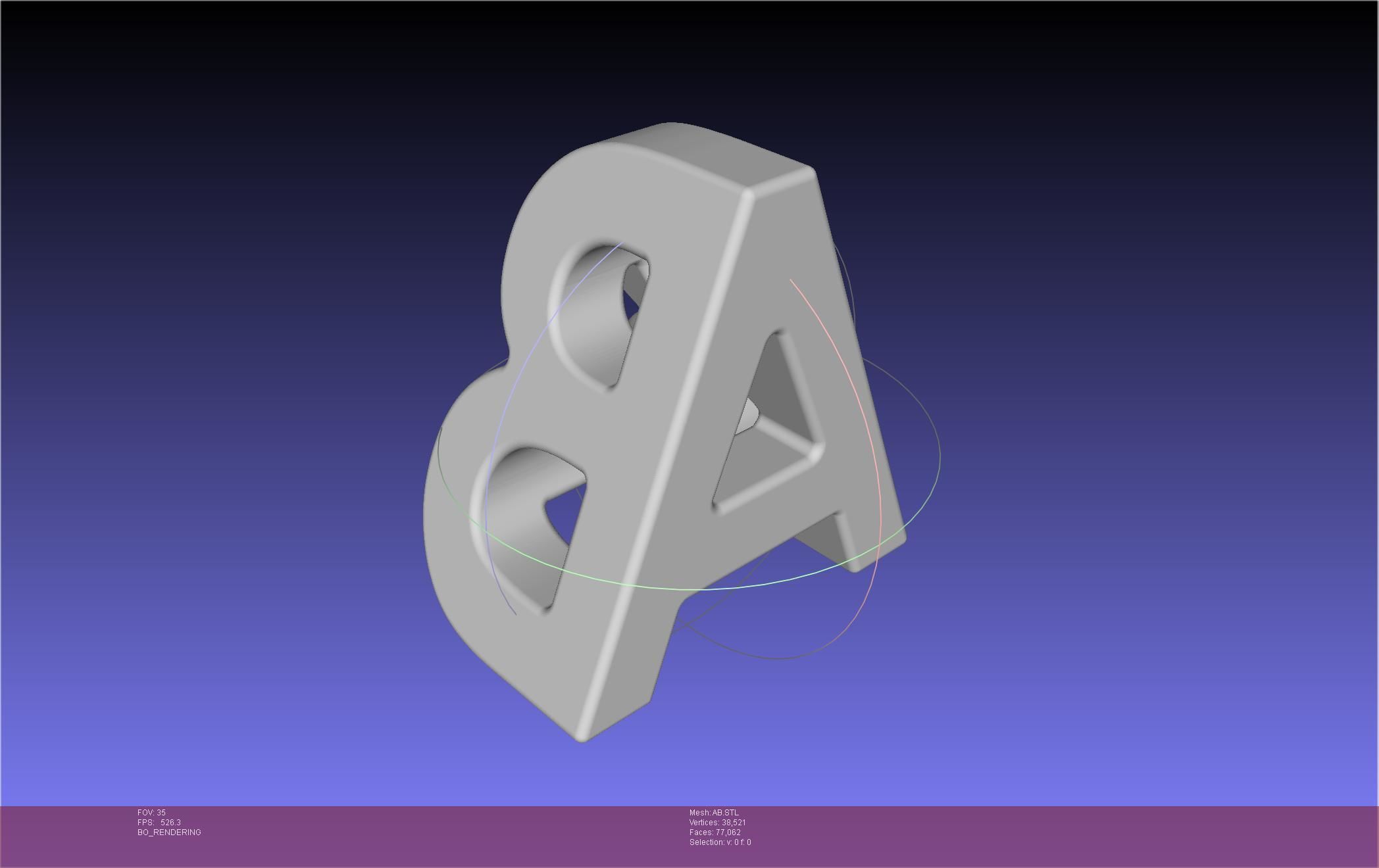 AB Textflip Geometry 3D print model_51