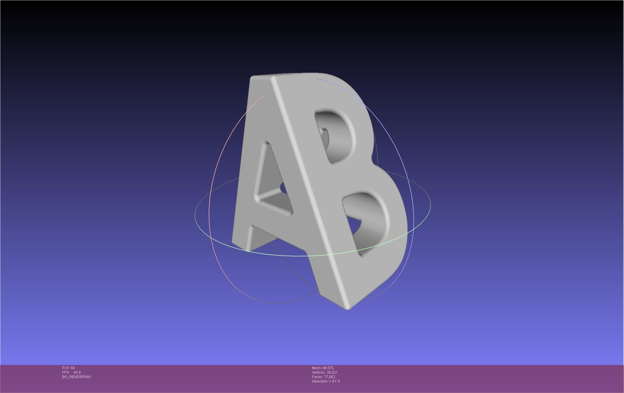 AB Textflip Geometry 3D print model_1