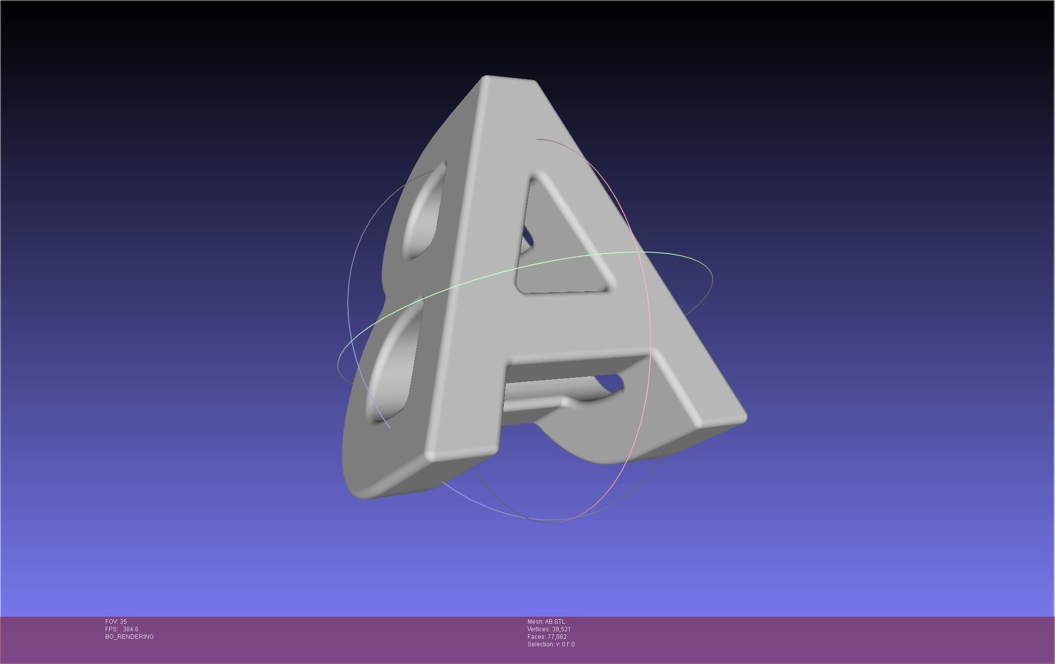 AB Textflip Geometry 3D print model_60