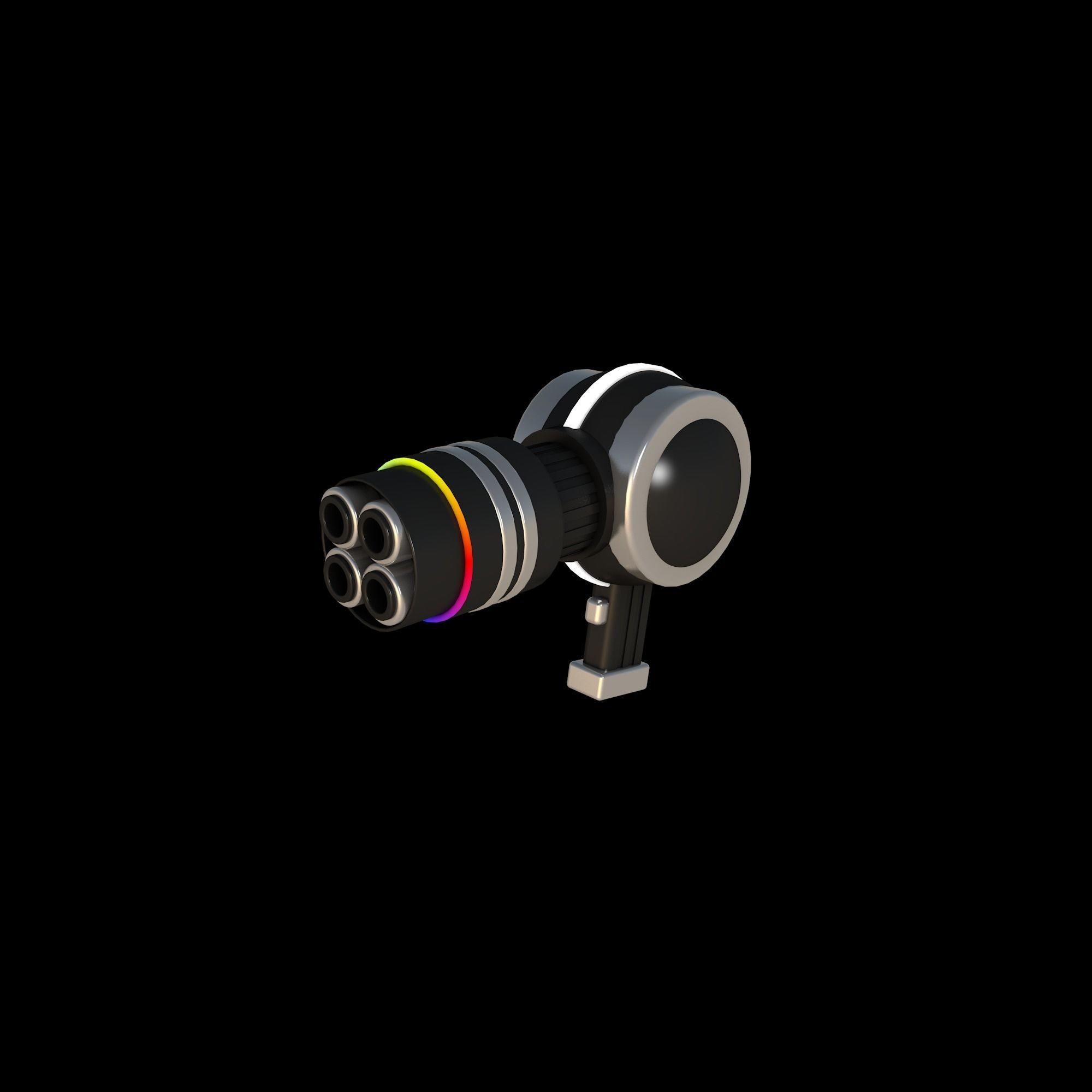 Paint Gun 3D model_2