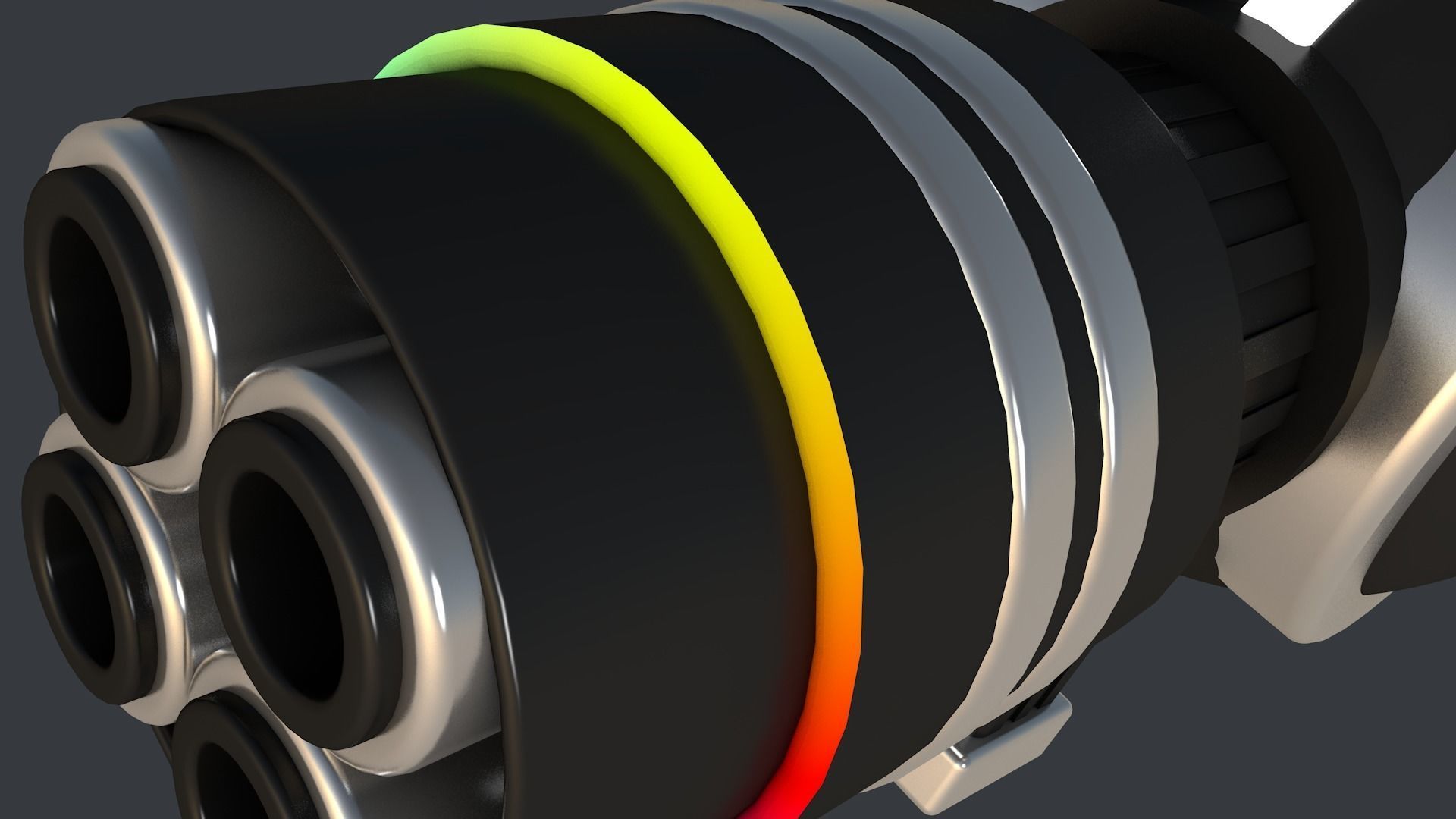 Paint Gun 3D model_4