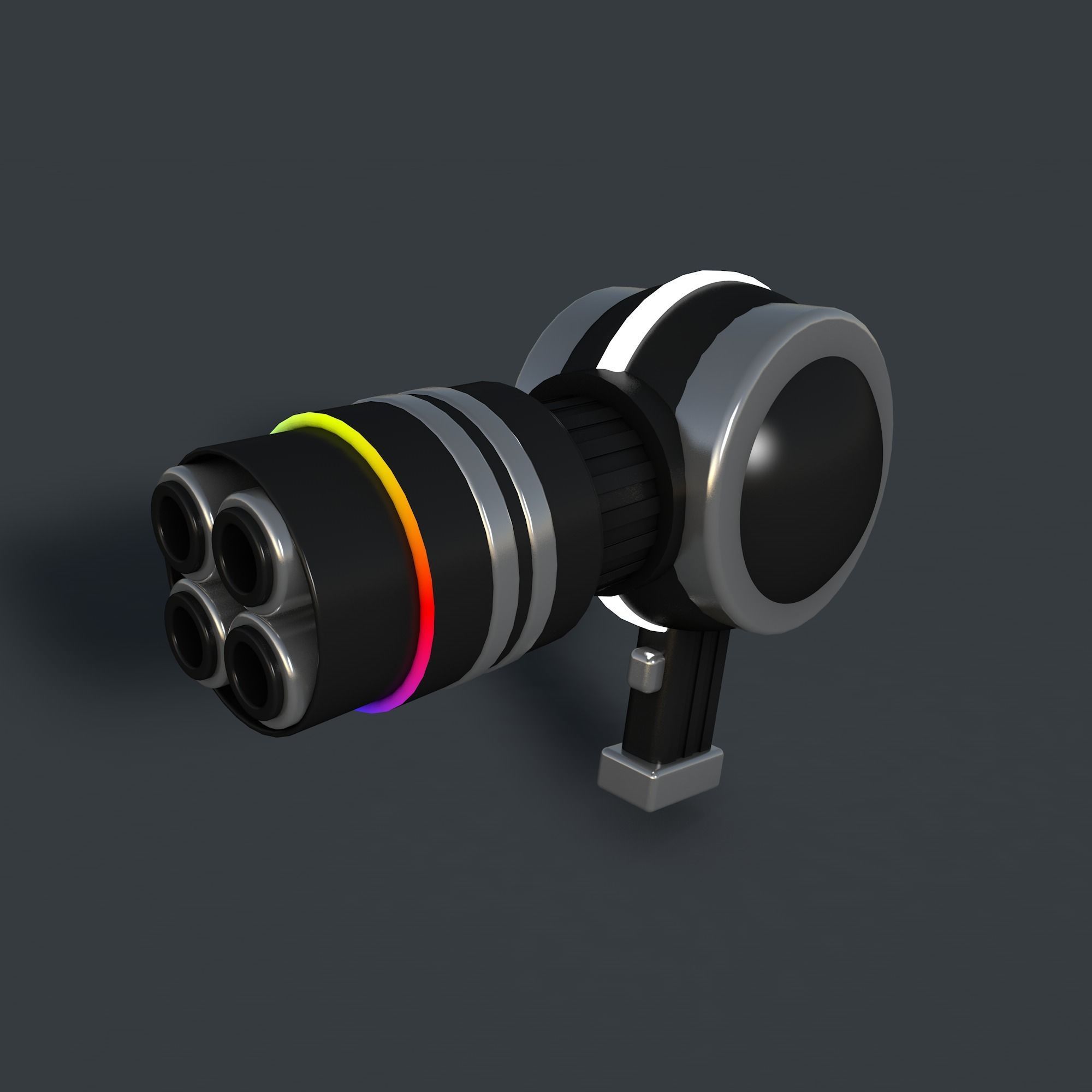 Paint Gun 3D model_1