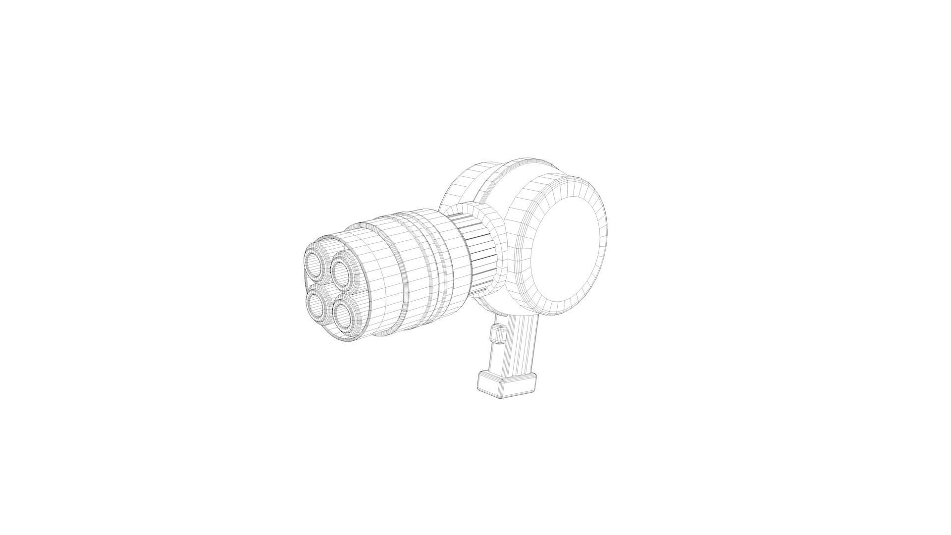 Paint Gun 3D model_3