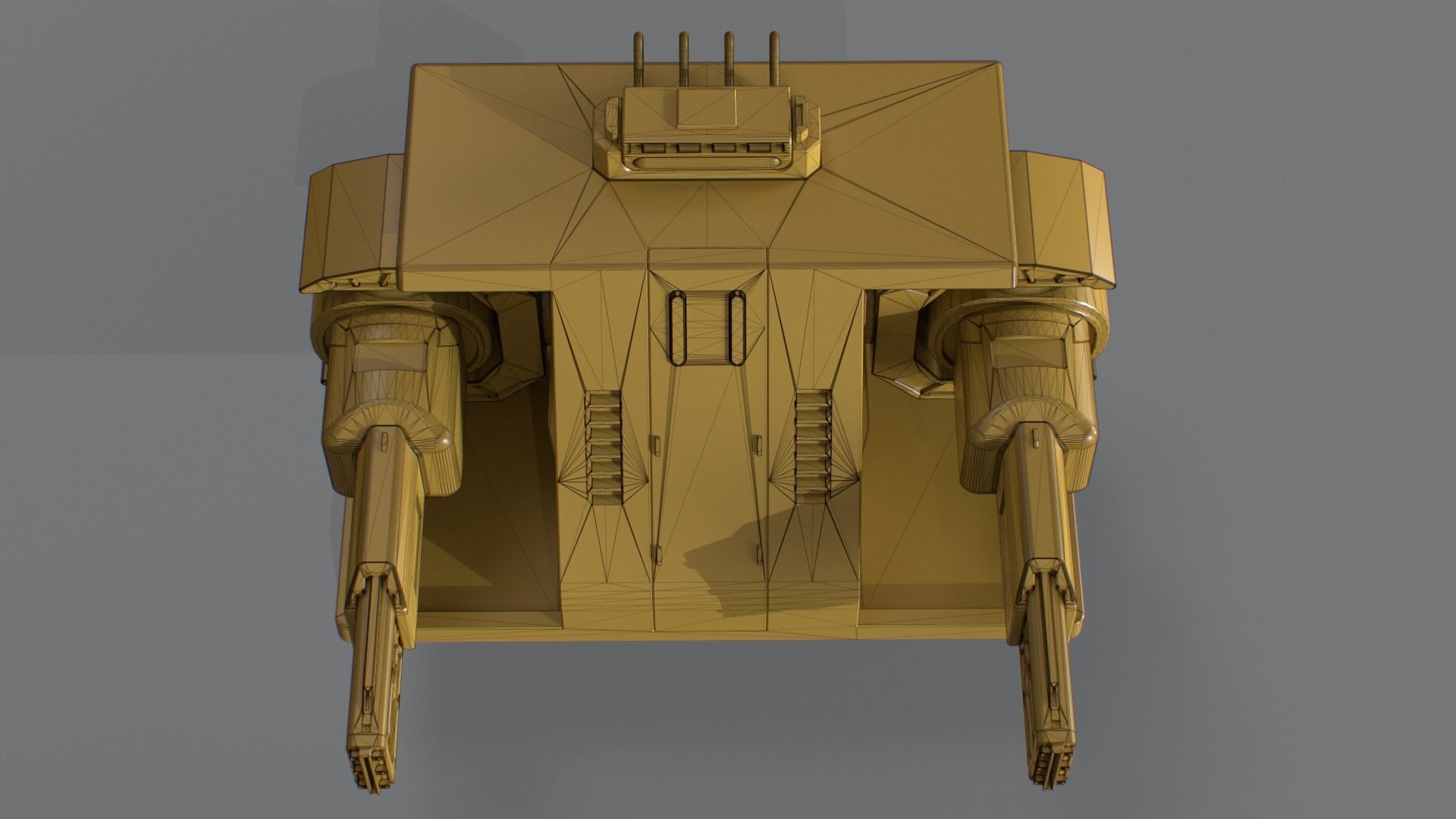 Laser Turret - ASURAX2 Low-poly 3D model_28