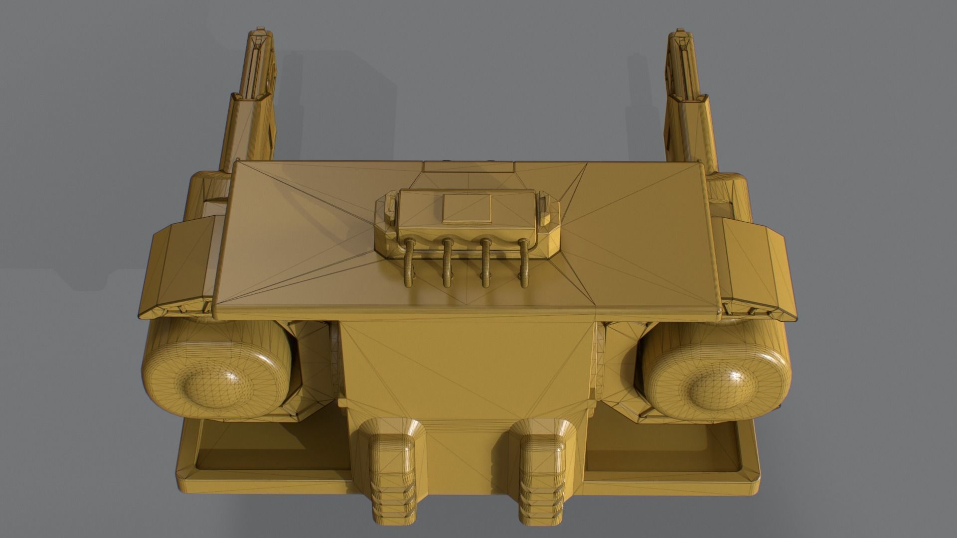 Laser Turret - ASURAX2 Low-poly 3D model_29
