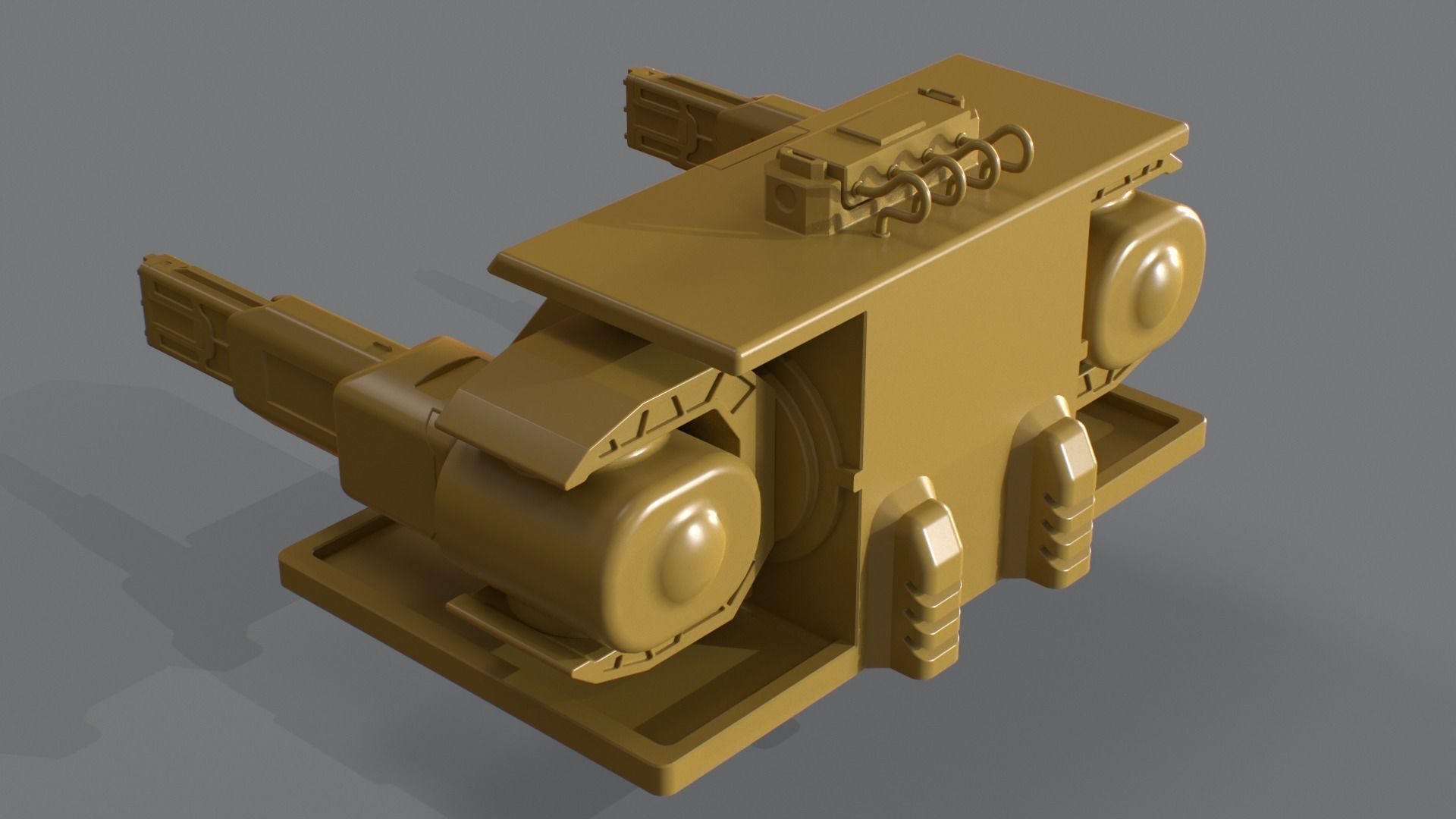 Laser Turret - ASURAX2 Low-poly 3D model_31
