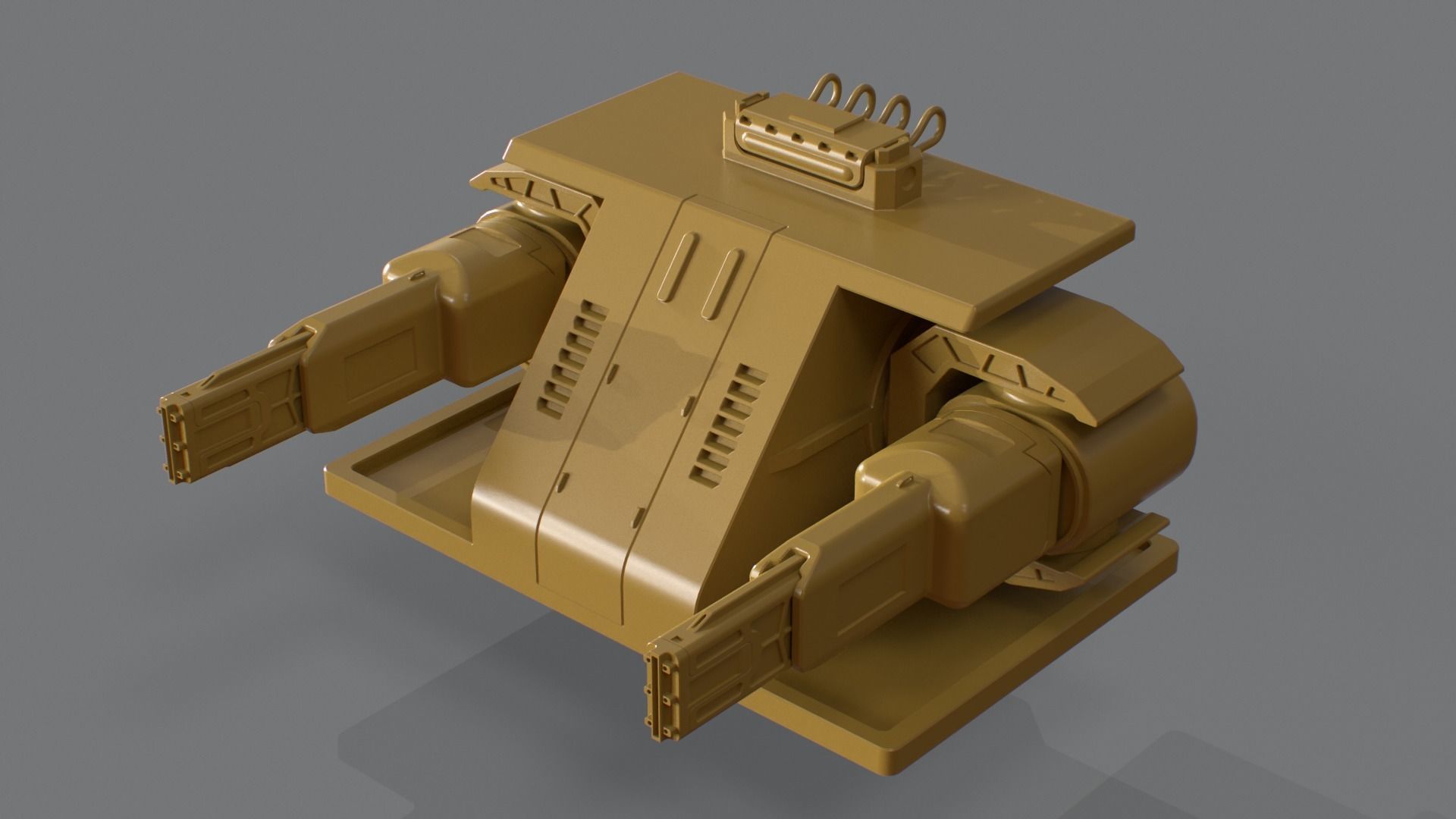 Laser Turret - ASURAX2 Low-poly 3D model_30