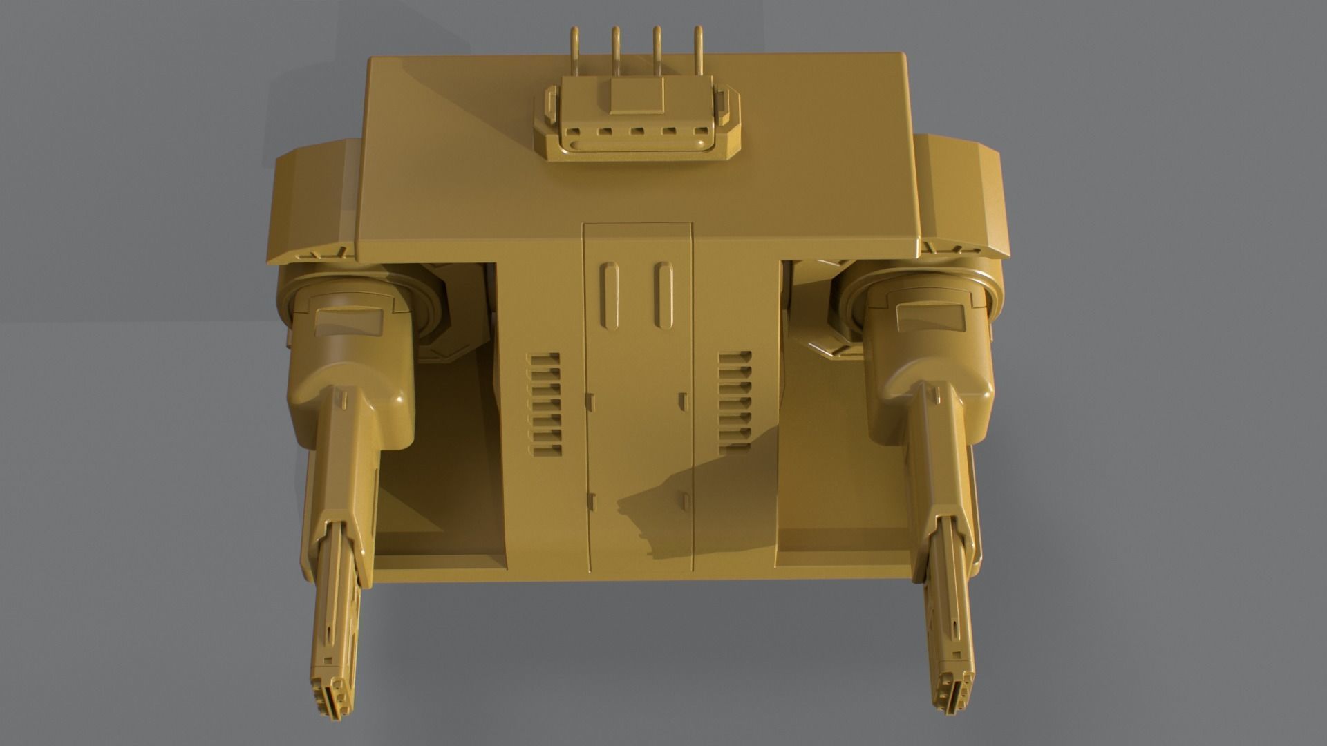 Laser Turret - ASURAX2 Low-poly 3D model_33