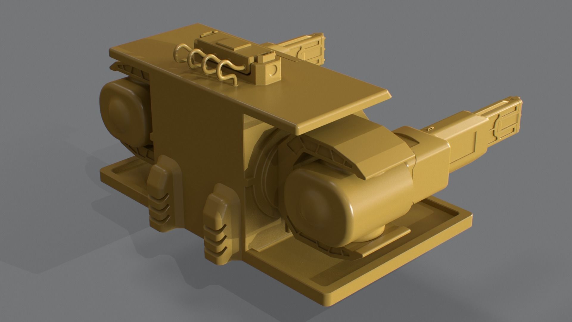 Laser Turret - ASURAX2 Low-poly 3D model_32