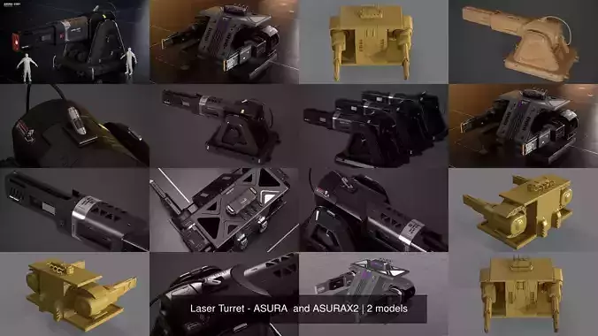 Laser Turret - ASURA  and ASURAX2