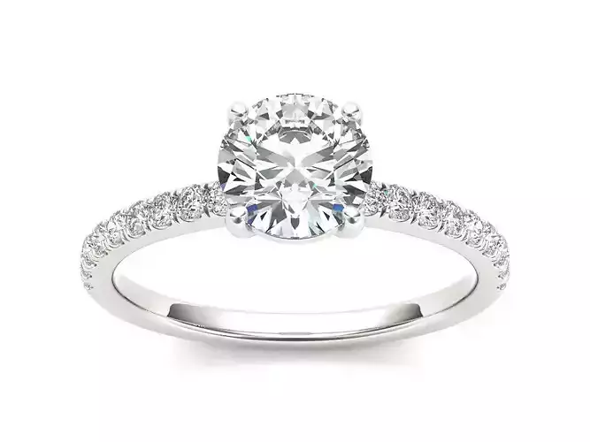 Solitaire ring model