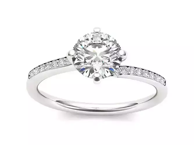 Solitaire ring model