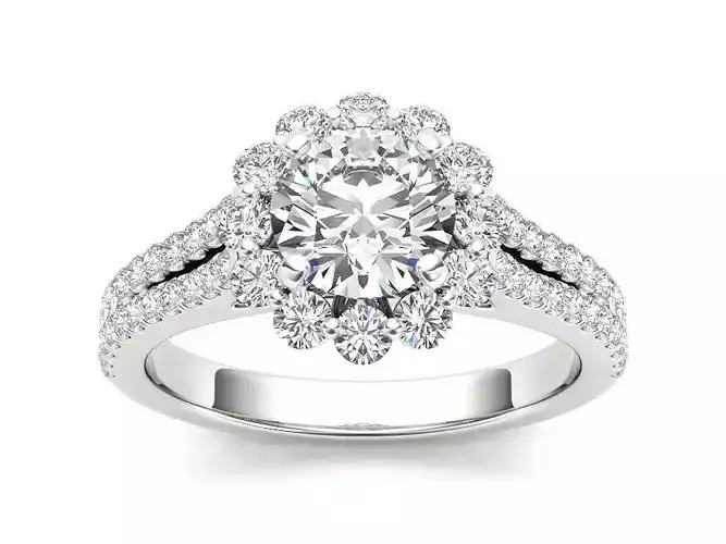 Solitaire ring model