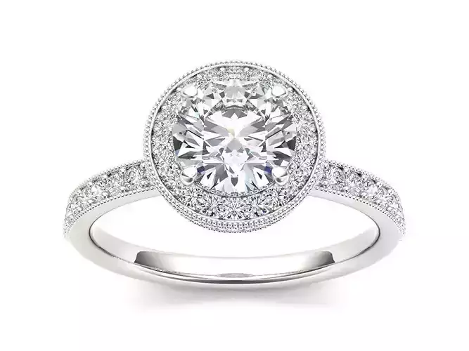 Solitaire ring model
