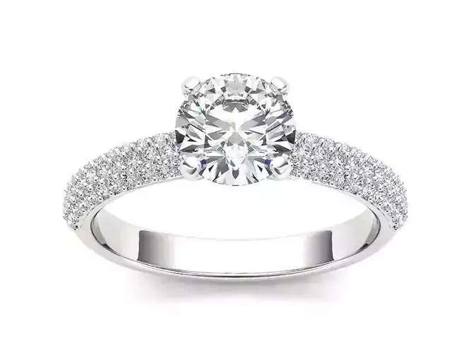 Solitaire ring model