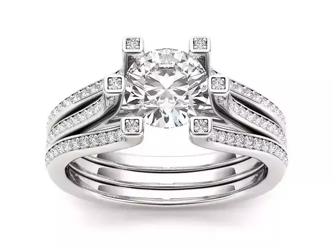 Solitaire ring model