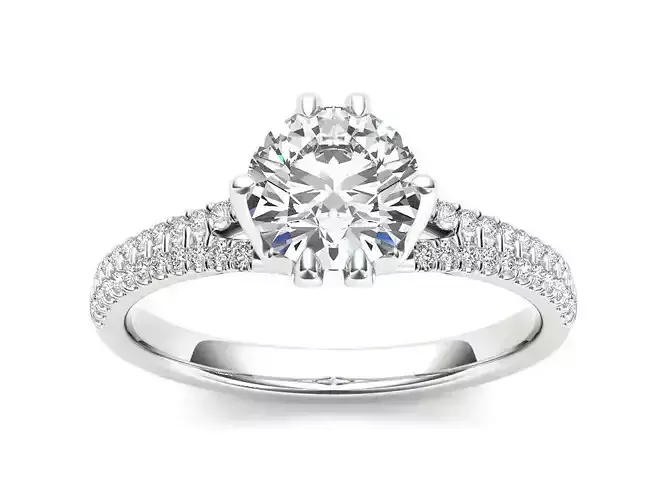 Solitaire ring model