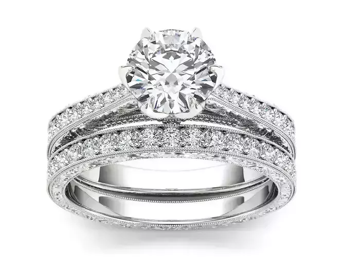 Solitaire ring model