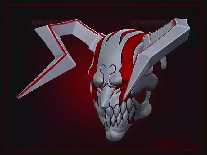 Bleach The Whole Hollow Mask - Ichigo Hollow Mask 3D print model