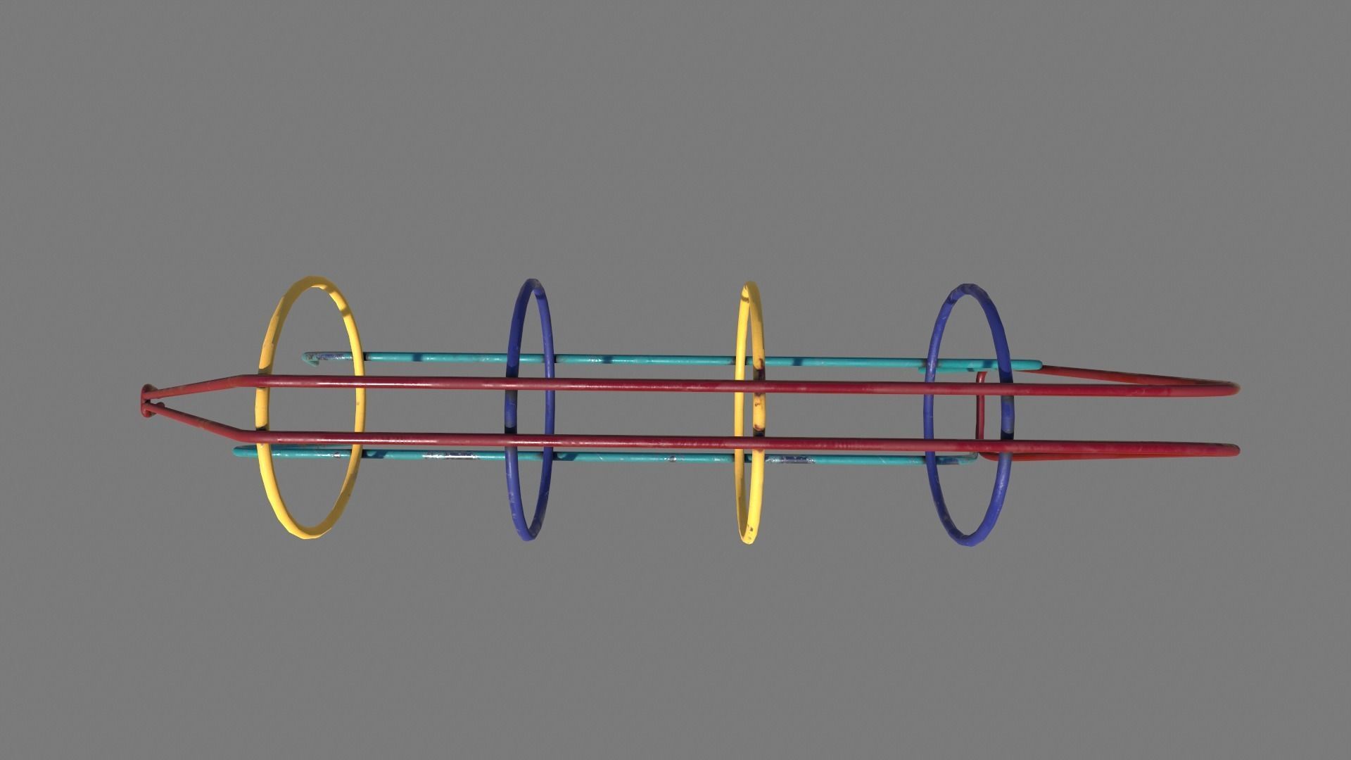 Old Climber Low-poly 3D model_5