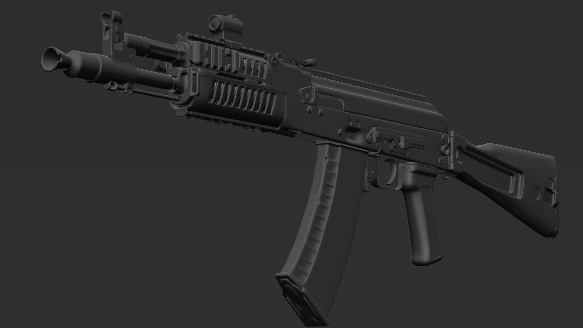 AK-105 ak - rifle 3D model_2
