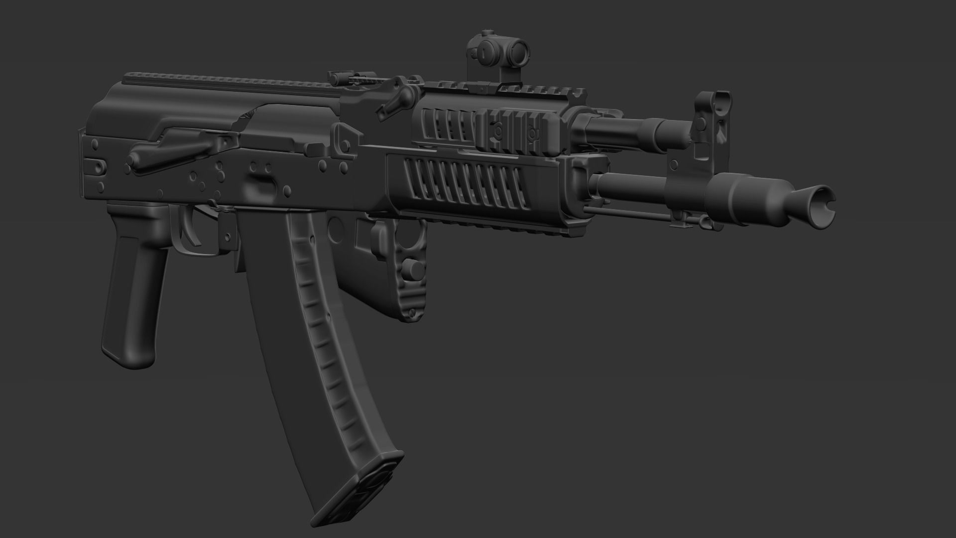 AK-105 ak - rifle 3D model_1