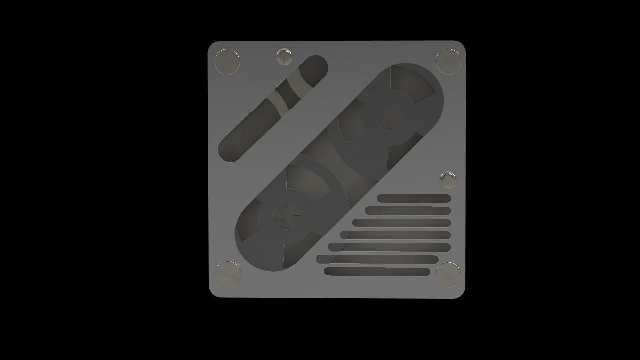 Fallout Holotape v1 3D print model_1