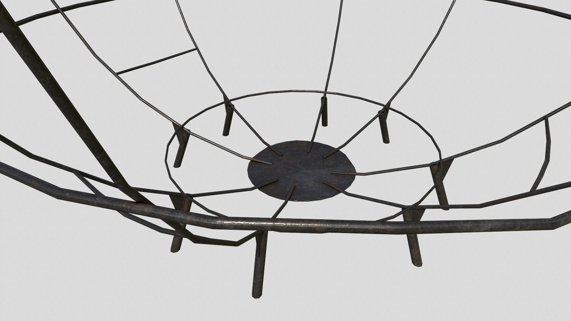 Old Globe Climber Low-poly 3D model_3