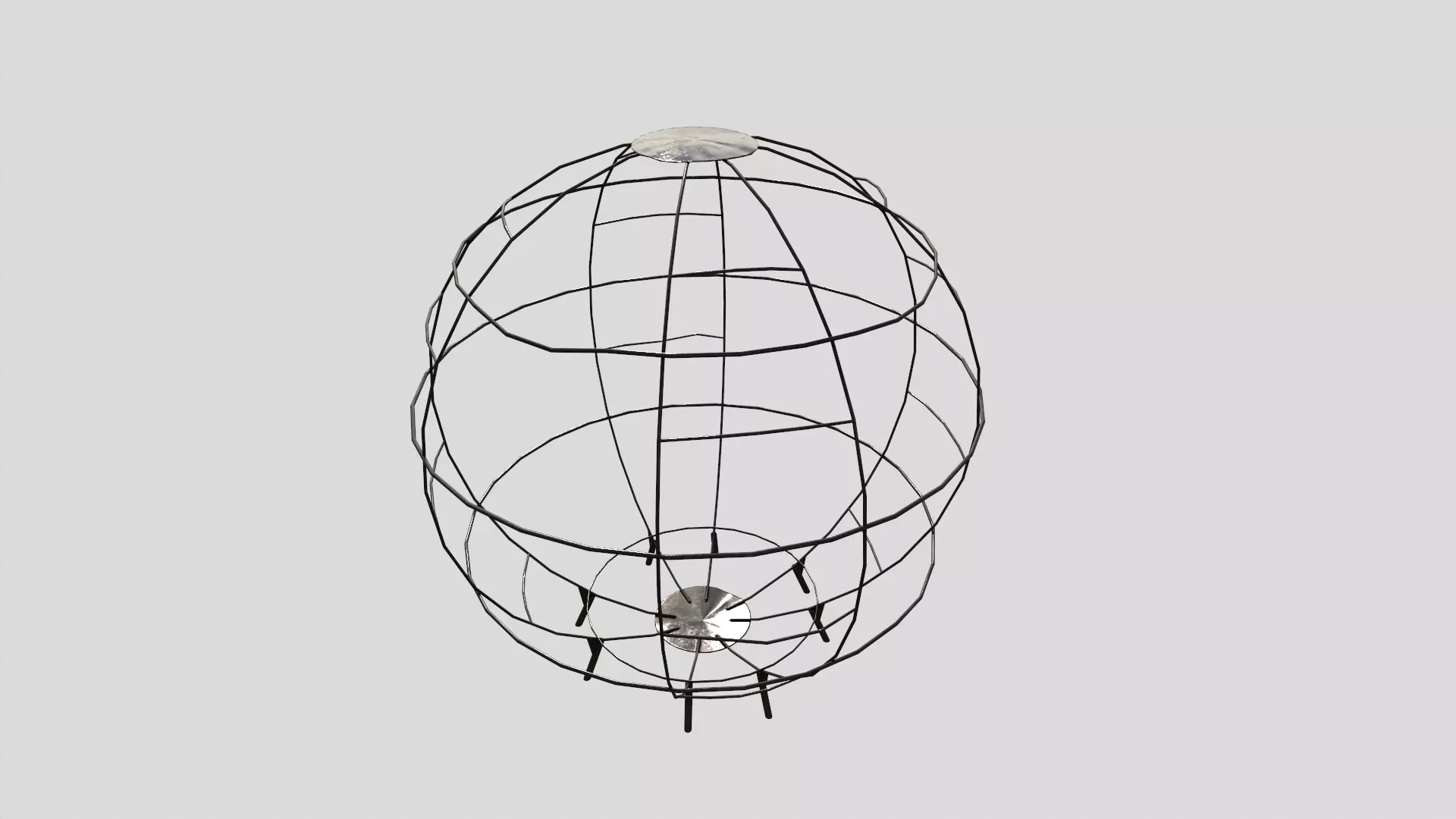 Old Globe Climber Low-poly 3D model_0
