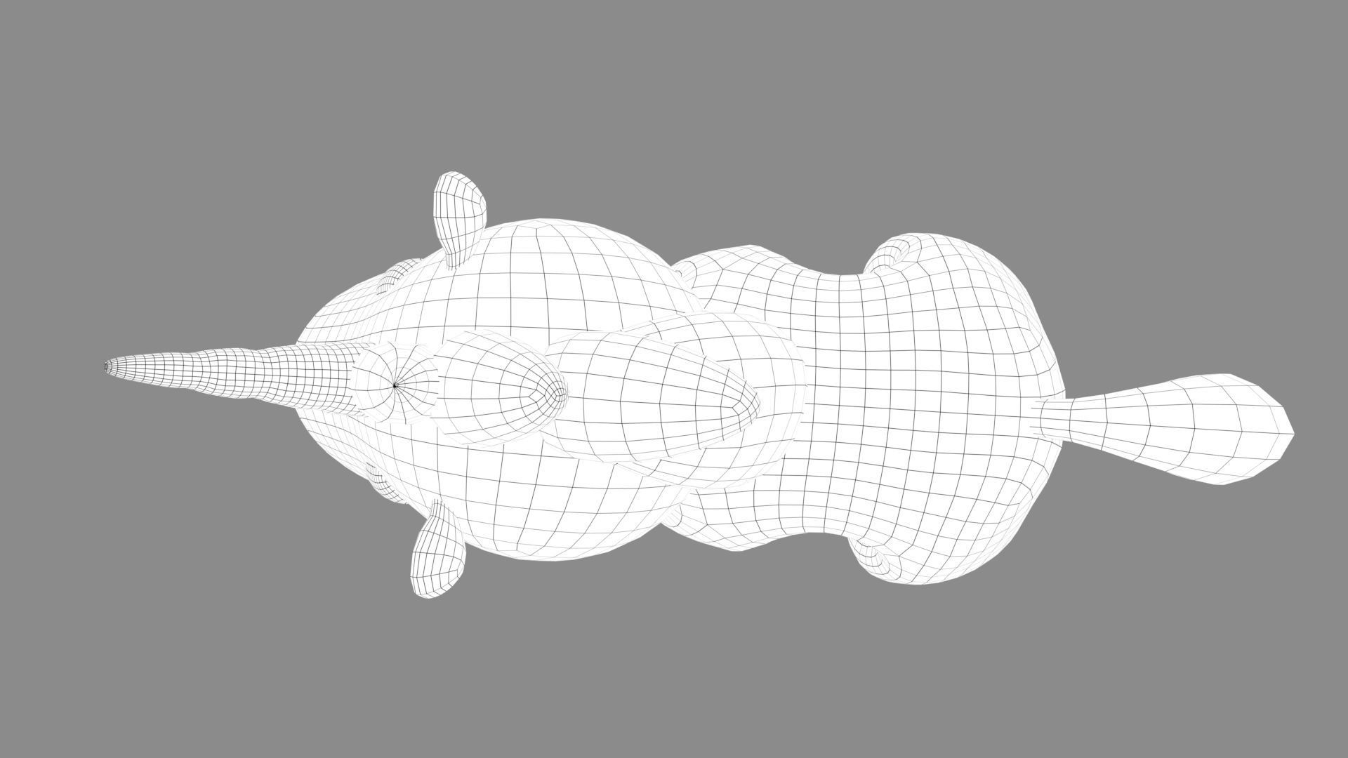 The Unicorn toon 3D model_8