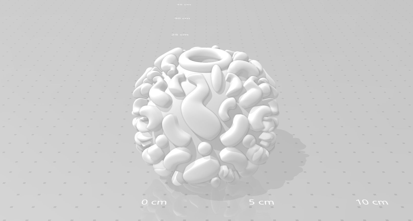 3 size stl beeds 3D print model_1