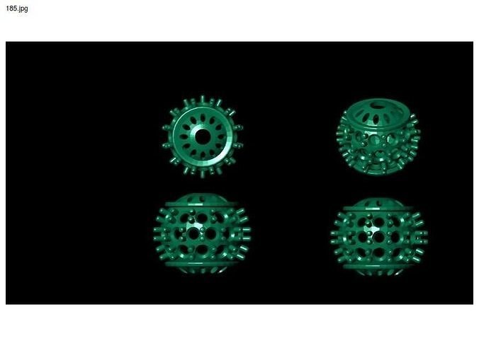 3 size stl beeds 3D print model