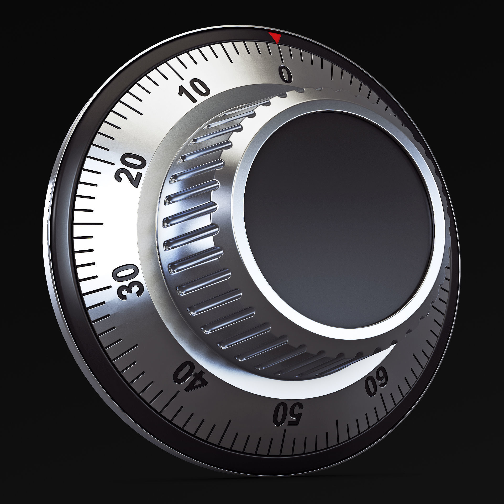 Rotation Mechanical Code Disk Lock v 2 3D model_3