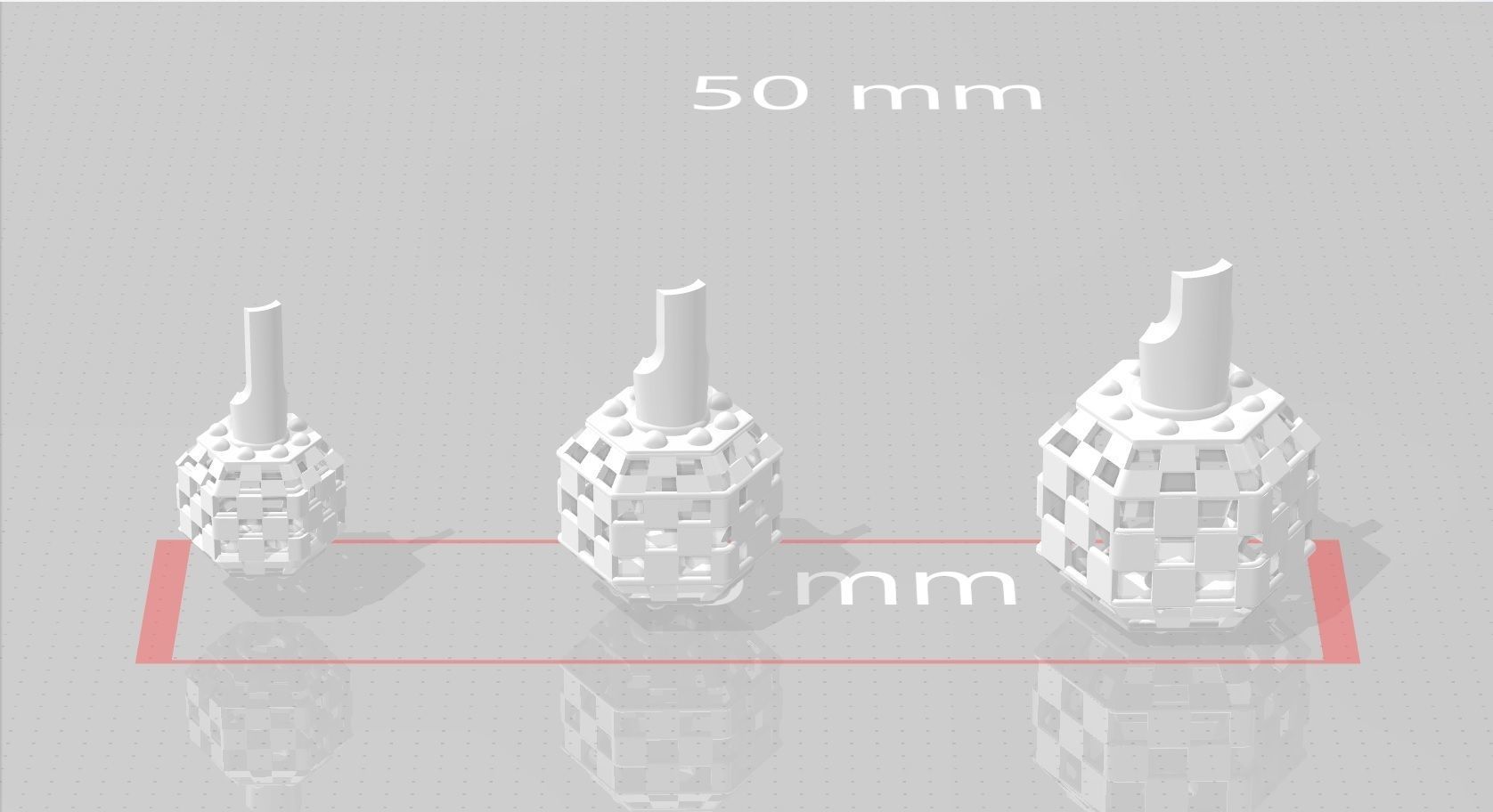 3 size stl beeds 3D print model_1