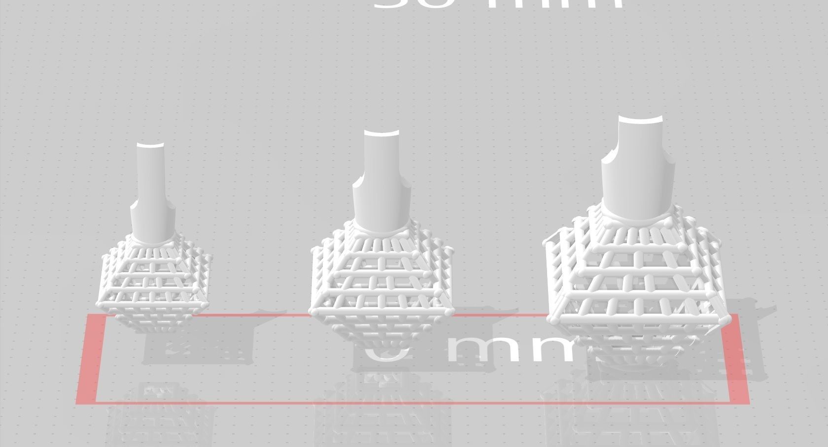 3 size stl beeds 3D print model_1