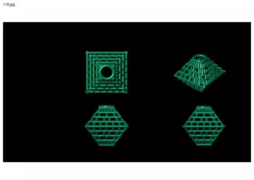 3 size stl beeds 3D print model_0