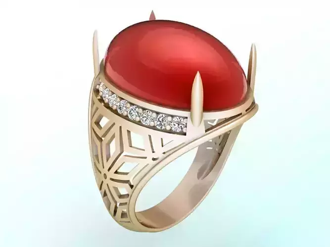 Gemstone Rings - Oval stone ring - Womens Rings