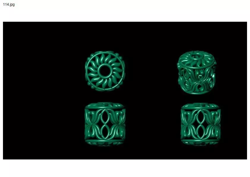 3 size stl beeds 3D print model_0