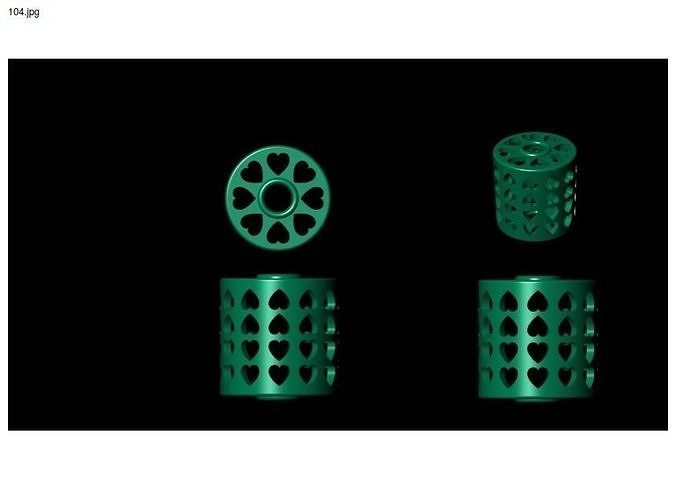 3 size stl beeds 3D print model