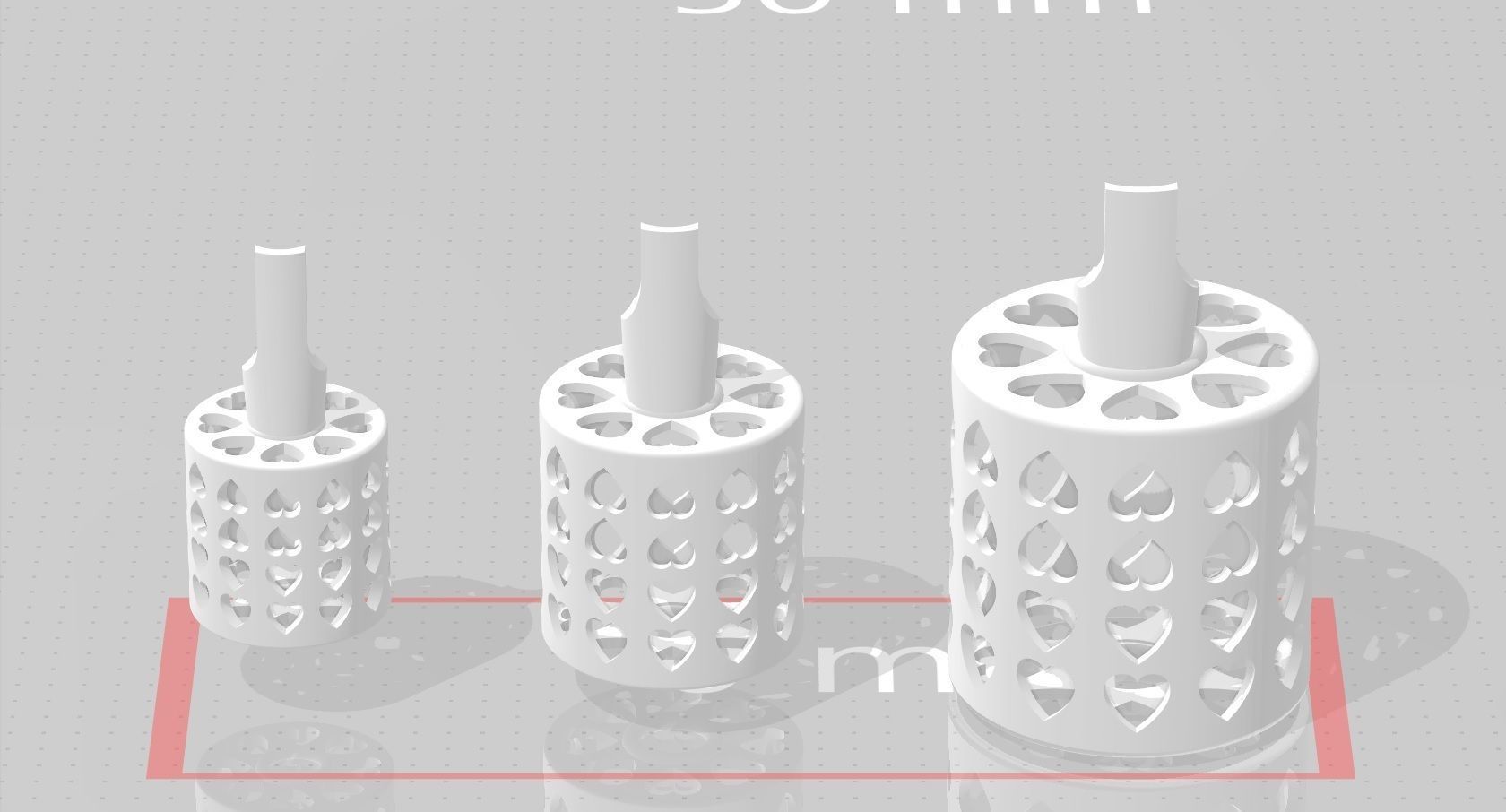 3 size stl beeds 3D print model_1